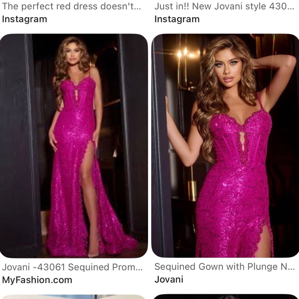 Jovani Prom Dress Size 2